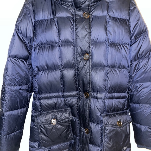Abercrombie & Fitch Puffer Jacket Navy - Picture 1 of 6